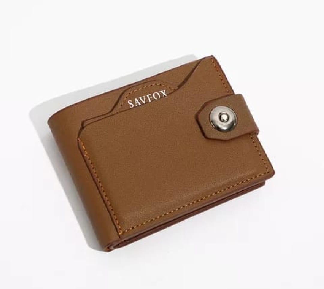 Savfox PU Leather Outlet Pocket Card Holder Wallet for Men
