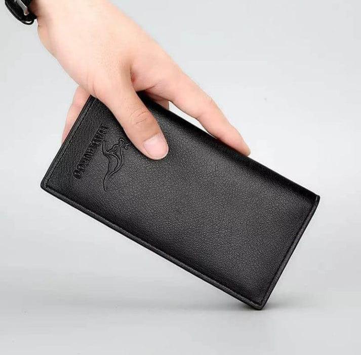 Men’s Genuine Leather Bi-Fold Wallet – Classic Slim Design Durable Everyday Carry Wallet