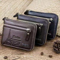 Black PU Leather Wallet for Men