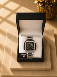 Square Skeleton + Rectangle Dress Watch Bundle – Buy 1 Get 1 FREE