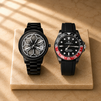 Geometric + GMT Diver Watch Bundle – Buy 1 Get 1 FREE