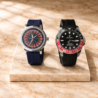 Roulette Dial + GMT Diver Watch Bundle