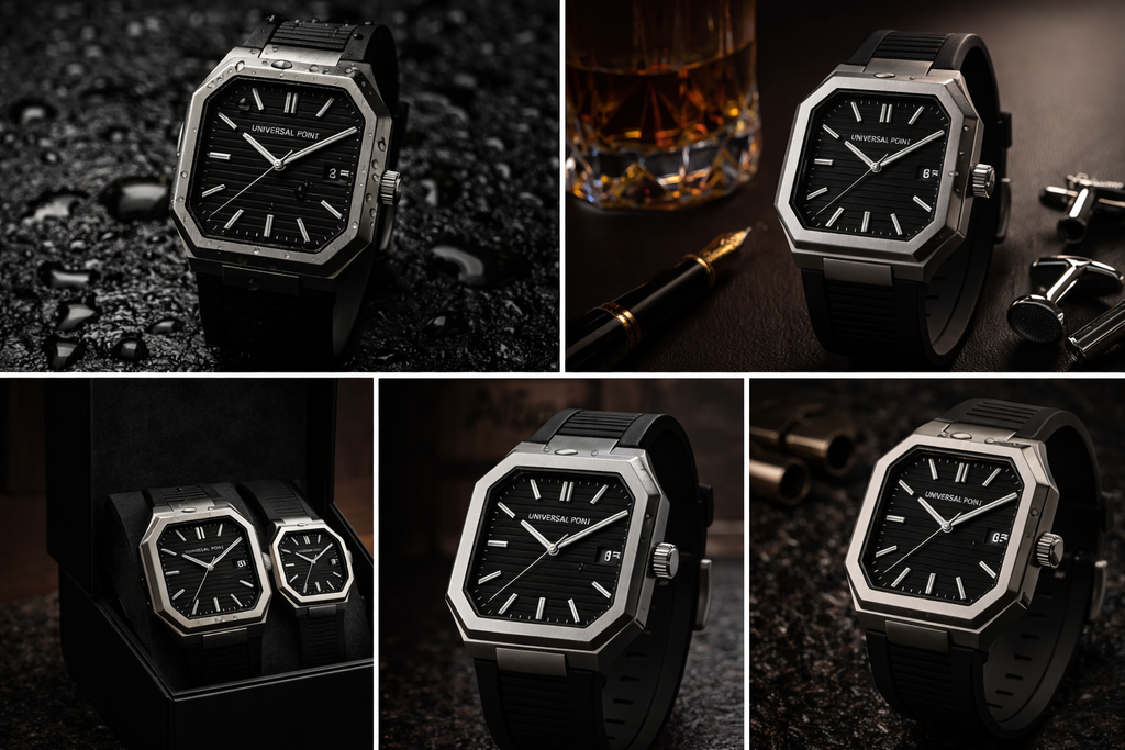 Universal Point UP 1988 Square Dial Watch