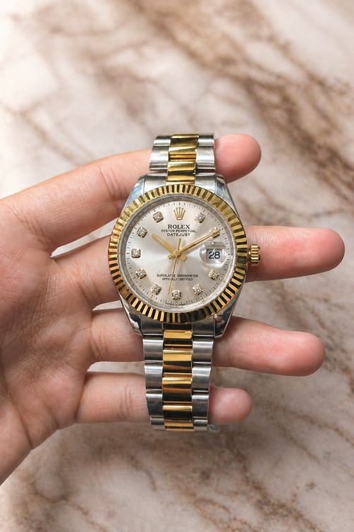 Luxury Two-Tone Automatic Watch for Men