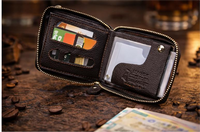 Black PU Leather Wallet for Men