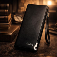 Premium Black Long Wallet for Men