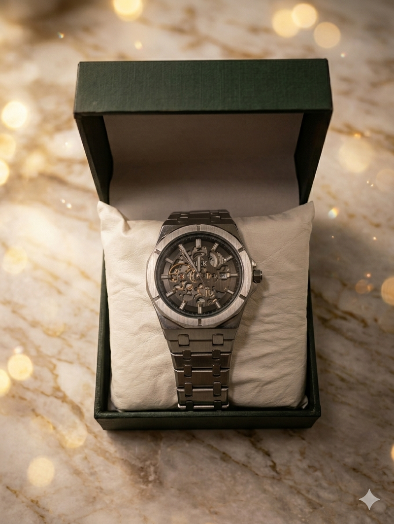 RICK Luxury Skeleton Automatic Men's Watch