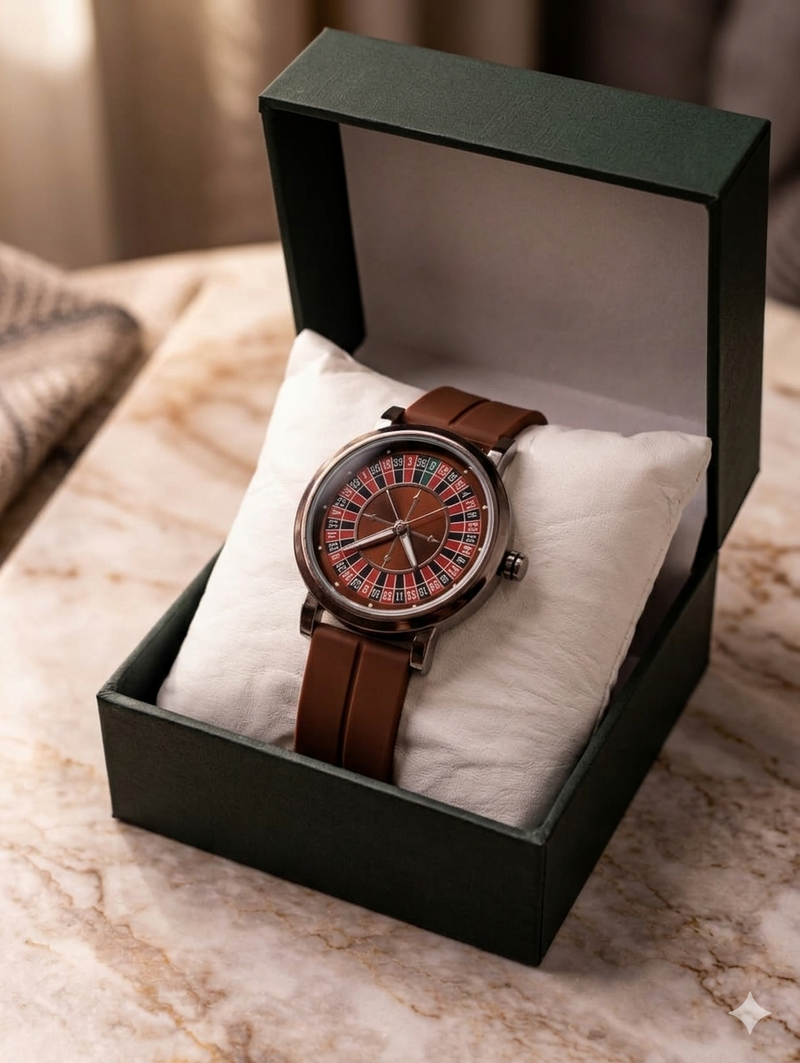 Luxury Roulette Dial Watch for Men