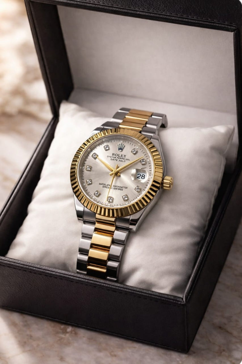 Luxury Two-Tone Automatic Watch for Men